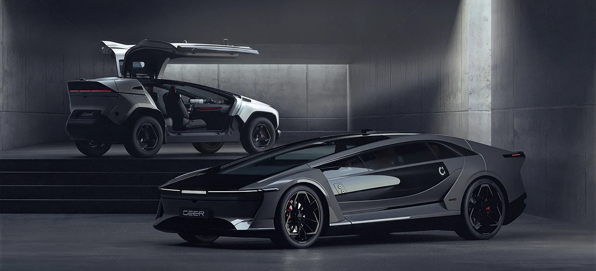 CEER officially reveals EXOBOT sedan and SUV